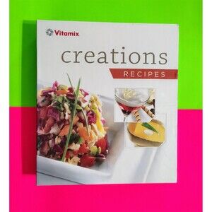 Vitamix Creations Recipes Cookbook 3 Ring Easel Back Binder 300+ Cook Book Food